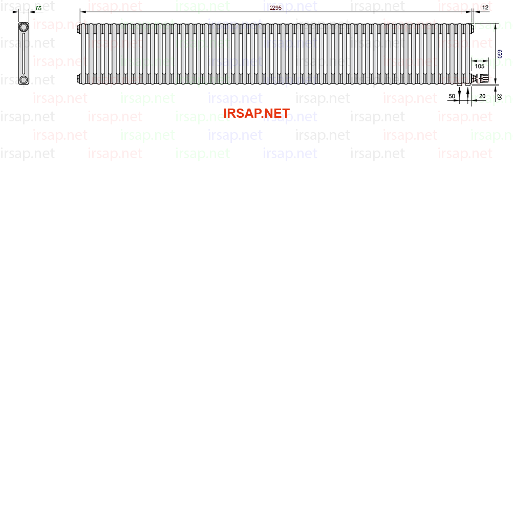 Радиатор IRSAP Tesi 20650/51 T26 CL 01
